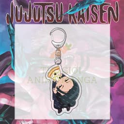 (mua 1 tặng 1) Móc khóa JUJUTSU KAISEN CHÚ THUẬT HỒI CHIẾN ver CẮN PIZZA mica anime chibi quà tặng xinh xắn 7