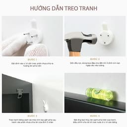 Tranh canvas treo tường hoa sen thư pháp chữ An khổ dọc- 50 x 100 cm 4