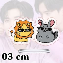 (mua 1 tặng 1) (3cm) Mô hình standee GeminiFourth My School President tượng in hình diễn viên BL thái lan mica 3