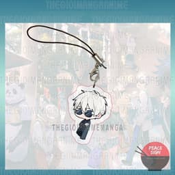 (mua 1 tặng 1) ( nhiều mẫu ) Móc dây treo điện thoại JUJUTSU KAISEN anime chibi mica trong acrylic móc khóa 4