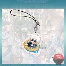 (mua 1 tặng 1) ( nhiều mẫu ) Móc dây treo điện thoại JUJUTSU KAISEN anime chibi mica trong acrylic móc khóa 2