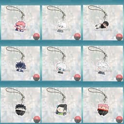 (mua 1 tặng 1) ( nhiều mẫu ) Móc dây treo điện thoại JUJUTSU KAISEN anime chibi mica trong acrylic móc khóa 1