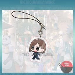 (mua 1 tặng 1) ( ĐI CUTE ) Móc dây treo điện thoại JUJUTSU KAISEN anime chibi mica trong acrylic móc khóa 3