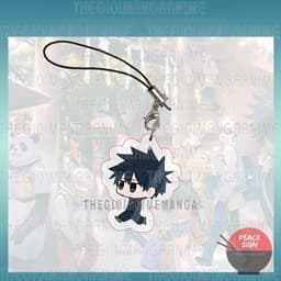(mua 1 tặng 1) ( ĐI CUTE ) Móc dây treo điện thoại JUJUTSU KAISEN anime chibi mica trong acrylic móc khóa 5