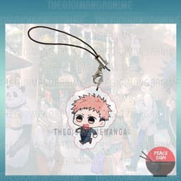 (mua 1 tặng 1) ( ĐI CUTE ) Móc dây treo điện thoại JUJUTSU KAISEN anime chibi mica trong acrylic móc khóa 6