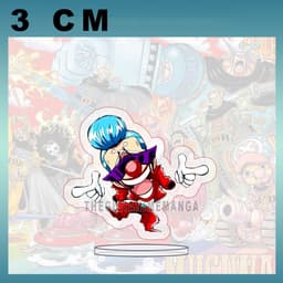 (mua 1 tặng 1) (3cm) Mô hình standee ONE PIECE ĐẢO HẢI TẶC ver YAKUZA chibi arcylic anime tiện lợi trang trí 3