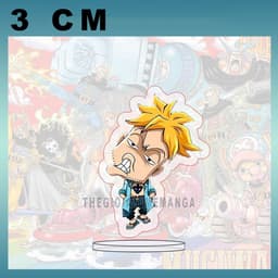 (mua 1 tặng 1) (3cm) Mô hình standee ONE PIECE ĐẢO HẢI TẶC ver YAKUZA chibi arcylic anime tiện lợi trang trí 8