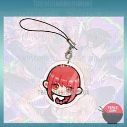 (mua 1 tặng 1) ( nhiều mẫu ) Móc dây treo điện thoại IN HÌNH CHAINSAW MAN Thợ săn quỷ anime chibi mica móc khóa 3