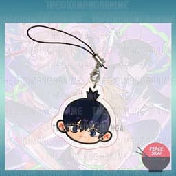 (mua 1 tặng 1) ( nhiều mẫu ) Móc dây treo điện thoại IN HÌNH CHAINSAW MAN Thợ săn quỷ anime chibi mica móc khóa 4