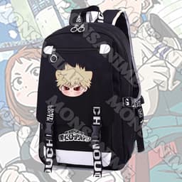 Balo nam nữ in hình BOKU NO HERO ACADEMIA Học Viện Anh Hùng ver Face chibi anime chibi cặp sách đi học thời trang 2