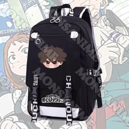 Balo nam nữ in hình BOKU NO HERO ACADEMIA Học Viện Anh Hùng ver Face chibi anime chibi cặp sách đi học thời trang 3