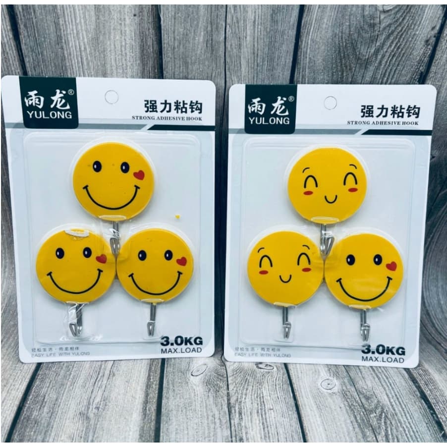 Combo 3 Cái Móc Dán Tường Hình Thú Dễ Thương Chịu Lực Siêu Dính Treo Đồ Vật Dụng Tiện Ích (Giao Ngẫu Nhiên)