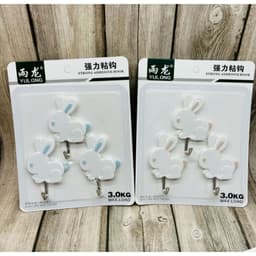 Combo 3 Cái Móc Dán Tường Hình Thú Dễ Thương Chịu Lực Siêu Dính Treo Đồ Vật Dụng Tiện Ích (Giao Ngẫu Nhiên) 2