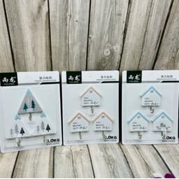 Combo 3 Cái Móc Dán Tường Hình Thú Dễ Thương Chịu Lực Siêu Dính Treo Đồ Vật Dụng Tiện Ích (Giao Ngẫu Nhiên) 5
