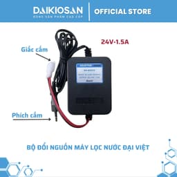 Bộ đổi nguồn 24V-1.5A Đại Việt dùng cho máy lọc nước RO có giắc cắm 9