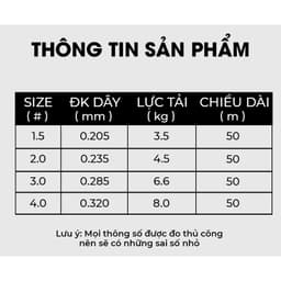 Dây Câu GUF Hỏa Long 50m Chính Hãng 2