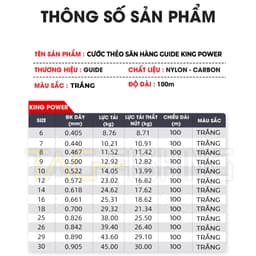 Thẻo Săn Hàng Guide Kingpower 100m 2