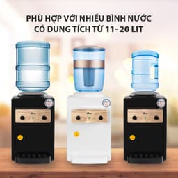 Cây nước nóng lạnh để bàn Nhập Khẩu FUJI WD01E, máy nước nóng lạnh uống trực tiếp dispenser water 6