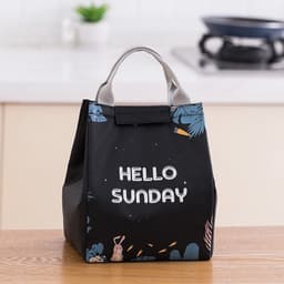 Túi giữ nhiệt đựng hộp cơm bento, túi giữ nóng, lạnh cho thức ăn có quai xách tiết lợi, thiết kế độc đáo, bắt mắt 9
