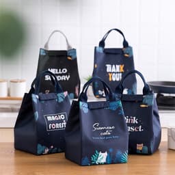 Túi giữ nhiệt đựng hộp cơm bento, túi giữ nóng, lạnh cho thức ăn có quai xách tiết lợi, thiết kế độc đáo, bắt mắt 4