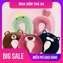 Gối chữ U kê cổ chống đau mỏi vai gáy mấu bán chạy nhất 2025 1