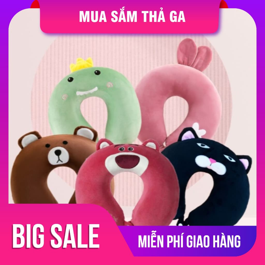 Gối chữ U kê cổ chống đau mỏi vai gáy mấu bán chạy nhất 2025