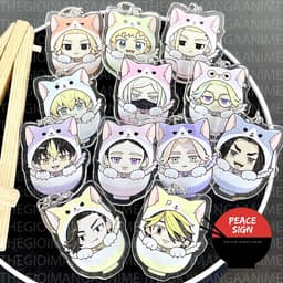 (mua 1 tặng 1) ( CÚN TRONG BÁT ) Móc khóa in hình TOKYO REVENGERS - KỊCH TRƯỜNG CỦA TAKEMICHI anime chibi mica dễ thương 1