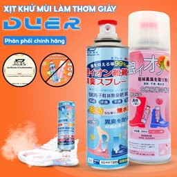 Chai xịt khử mùi hôi giày dép công nghệ nano bạc Ag+ Shoes 2h 1 lọ 260ml, bình làm thơm. 1