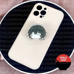 Giá đỡ điện thoại mica BUNGOU STRAYS DOG ver FACE CHIBI Văn Hào Lưu Lạc anime chibi tiện lợi phone grip griptok  acrylic 5