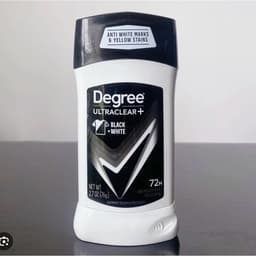 Lăn Sáp Khử Mùi,Kiểm Soát Mồ Hôi Tuyệt Đối Cho Nam Degree Men Cool Rush x Utraclear + Black & White 76g của Mỹ 2