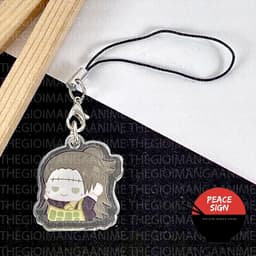 (mua 1 tặng 1) ( TẬP THỂ DỤC ) Móc dây treo điện thoại JUJUTSU KAISEN Chú Thuật Hồi Chiến hình in 2 mặt 4