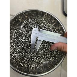 Khoen mắt cáo khoen ore 4mm Sắt xi Màu bạc Bán sỉ (Túi 1000 khoen + 1000 Long đền) 4