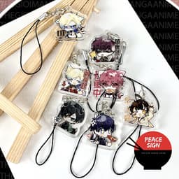 (mua 1 tặng 1) ( TAI CHỮ ) Giá Đỡ và Dây Treo Điện Thoại BLUE LOCK in hình chibi 4