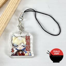(mua 1 tặng 1) ( TAI CHỮ ) Giá Đỡ và Dây Treo Điện Thoại BLUE LOCK in hình chibi 8