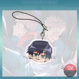 (mua 1 tặng 1) ( ĐẦU CHIBI ) Móc dây treo điện thoại JUJUTSU KAISEN anime chibi mica trong acrylic móc khóa 6