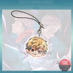 (mua 1 tặng 1) ( ĐẦU CHIBI ) Móc dây treo điện thoại JUJUTSU KAISEN anime chibi mica trong acrylic móc khóa 5