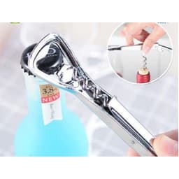 [inox màu trắng] Dụng Cụ Bật Nắp Chai, Kèm Mở Rượu Vang Đa Năng Tiện Lợi, Chất Liệu Thép Không Gỉ An Toàn 8