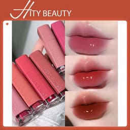 Son bóng dưỡng môi HERORANGE/MIRROR LIPGLAZE hiệu ứng gương kem nhẹ nhàng- Hity Beauty 1
