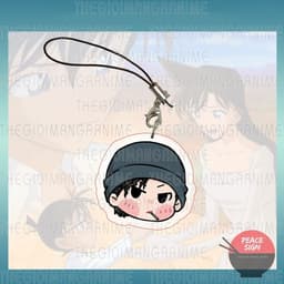 (mua 1 tặng 1) (FACE CHIBI) Giá đỡ dây treo điện thoại DETECTIVE CONAN Thám Tử Lừng Danh anime griptok mica acrylic 9