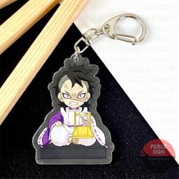 (Mua 1 tặng 1) Móc khóa KIMETSU NO YAIBA ver NGỒI TRUYỀN THỐNG mica acrylic Thanh Gươm Diệt Quỷ anime chibi 9