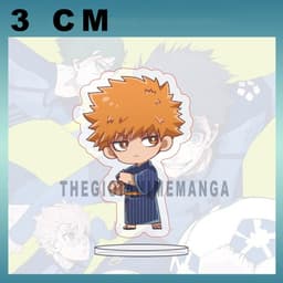 (mua 1 tặng 1) (3CM) MÔ HÌNH Standee BLUE LOCK ver YUKATA XANH mini chibi mica acrylic anime trang trí dễ thương 2