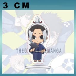 (mua 1 tặng 1) (3CM) MÔ HÌNH Standee BLUE LOCK ver YUKATA XANH mini chibi mica acrylic anime trang trí dễ thương 3