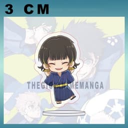 (mua 1 tặng 1) (3CM) MÔ HÌNH Standee BLUE LOCK ver YUKATA XANH mini chibi mica acrylic anime trang trí dễ thương 5