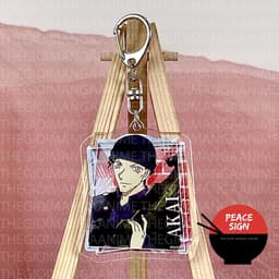 Mua 1 tặng 1 (KHUNG GALAXY) Móc khóa DETECTIVE CONAN Thám Tứ Lừng Danh keyring mica acrylic in hình anime chibi 3