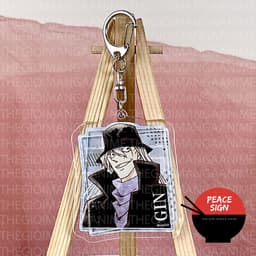 Mua 1 tặng 1 (KHUNG GALAXY) Móc khóa DETECTIVE CONAN Thám Tứ Lừng Danh keyring mica acrylic in hình anime chibi 4