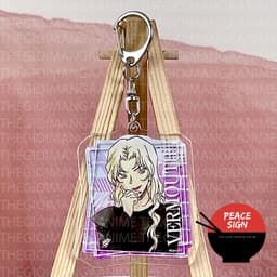 Mua 1 tặng 1 (KHUNG GALAXY) Móc khóa DETECTIVE CONAN Thám Tứ Lừng Danh keyring mica acrylic in hình anime chibi 5