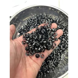 Khoen mắt cáo ore 5mm Thau không gỉ Màu Đen Khói / Màu Bạc Bán sỉ Bịch 1000 cái 1