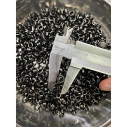 Khoen mắt cáo ore 5mm Thau không gỉ Màu Đen Khói / Màu Bạc Bán sỉ Bịch 1000 cái 4