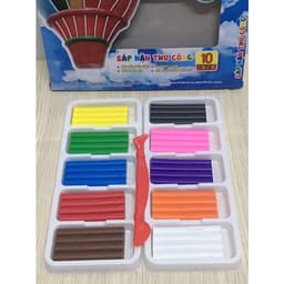 (Combo 5 hộp) Đất nặn WinQ 10 màu D-10 chính hãng 3