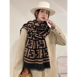 Khăn Choàng Cổ FD Cao Cấp, Khăn Choàng Cổ Chất Len Ép Mềm 2